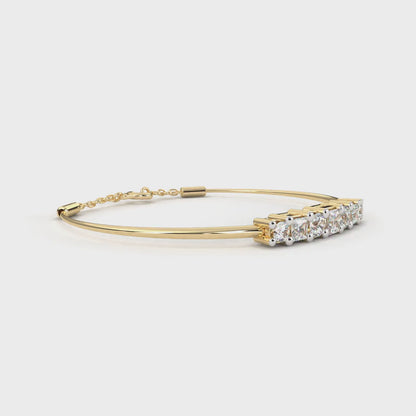Astra Mixed-Cut Diamond Bolo Bracelet – Finora Jewelry