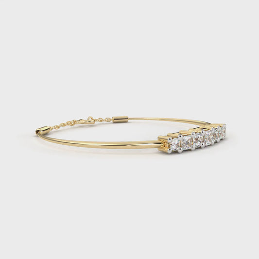 Astra Mixed-Cut Diamond Bolo Bracelet – Finora Jewelry