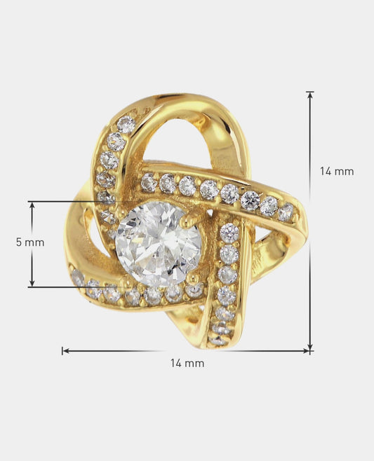 Gold Diamond Pendant Necklace