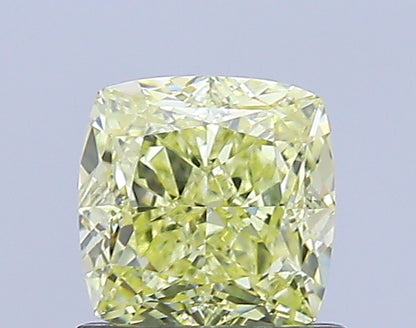 Cushion Cut 1.06ct Diamond – IGI Certified Fancy Yellow VS1 Loose Stone – Finora Jewelry