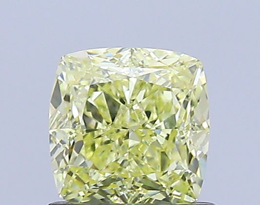 Cushion Cut 1.06ct Diamond – IGI Certified Fancy Yellow VS1 Loose Stone – Finora Jewelry