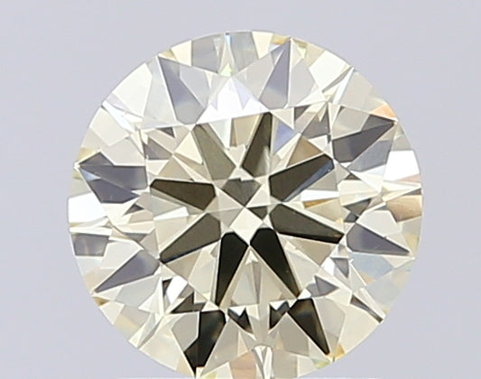 Round Cut Diamond 1.52 Ct IGI Certified Fancy Light Yellow Diamond – Finora Jewelry