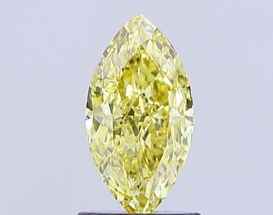 Marquise Cut 1.10 Ct IGI Certified Fancy Yellow Diamond – Finora Jewelry
