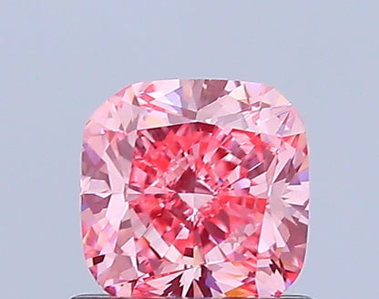 Cushion Cut 1.00 Ct IGI Certified Fancy Vivid Pink Diamond – Finora Jewelry