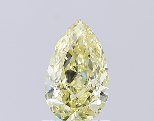 Pear Cut 1.06 Ct IGI Certified Fancy Yellow Diamond – Finora Jewelry
