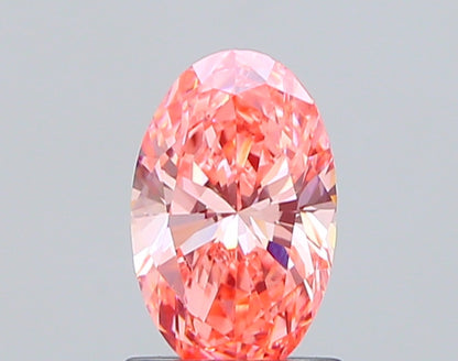Oval Cut 1.12 Ct IGI Certified Fancy Vivid Pink Diamond – Finora Jewelry