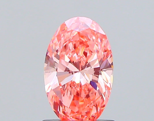 Oval Cut 1.12 Ct IGI Certified Fancy Vivid Pink Diamond – Finora Jewelry