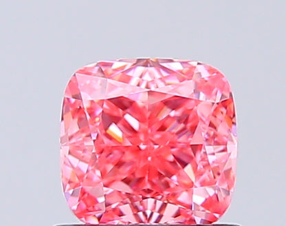 Cushion Cut 1.04ct IGI Certified Fancy Vivid Pink Diamond – Finora Jewelry