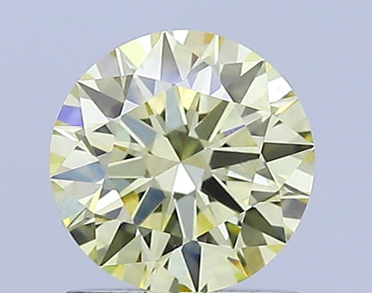 Round Cut Diamond 1.09 Ct IGI Certified Fancy Light Yellow Diamond – Finora Jewelry