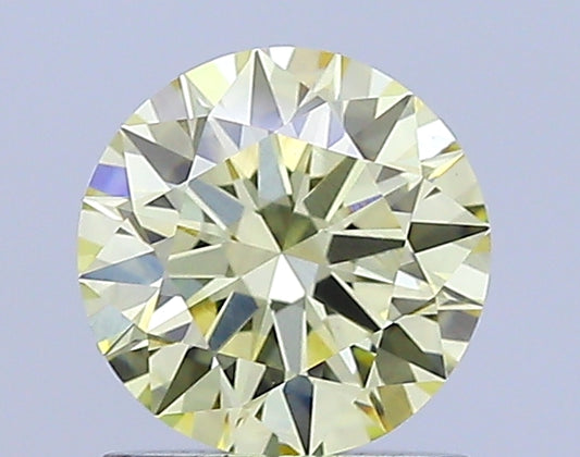 Round Cut Diamond 1.09 Ct IGI Certified Fancy Light Yellow Diamond – Finora Jewelry