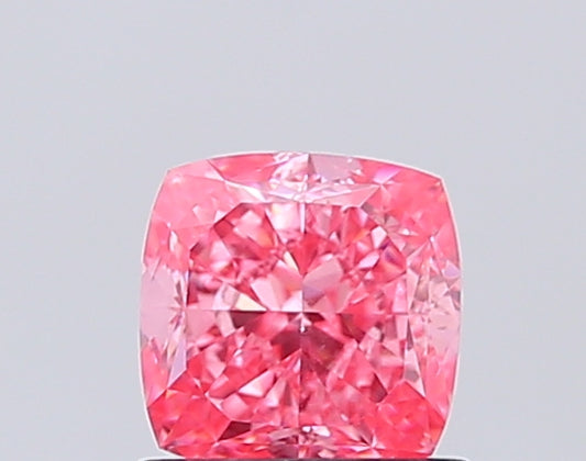 Cushion 1.24 Ct International Gemological Institute Certified Fancy Vivid Pink Diamond – Finora Jewelry