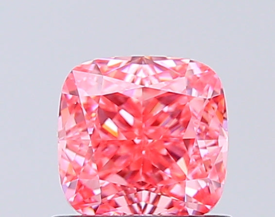 cushion cut 1.02ct igi certified fancy vivid pink diamond – finora jewelry