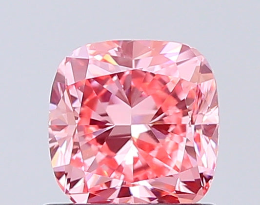 Cushion Cut 1.00 Ct IGI Certified Fancy Vivid Pink Diamond – Finora Jewelry