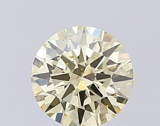 Round Cut Diamond 1.01 Ct IGI Certified Fancy Light Yellow Diamond – Finora Jewelry