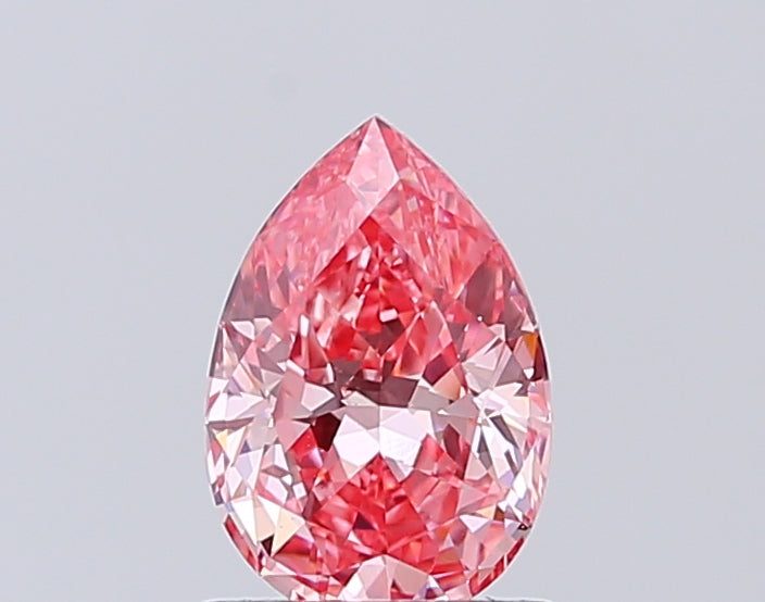 pear cut 1.14 ct igi certified fancy vivid pink diamond – finora jewelry