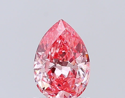 Pear Cut 1.14 Ct IGI Certified Fancy Vivid Pink Diamond – Finora Jewelry