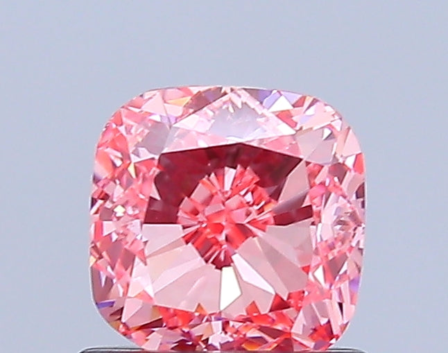 cushion cut 1.04ct igi certified fancy vivid pink diamond – finora jewelry