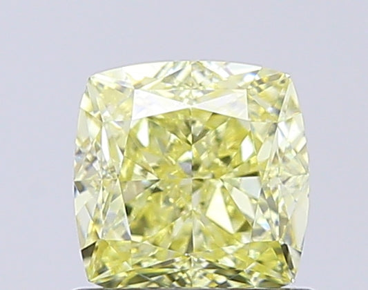 Cushion Cut 1.00ct IGI Certified Fancy Intense Yellow Diamond – Finora Jewelry