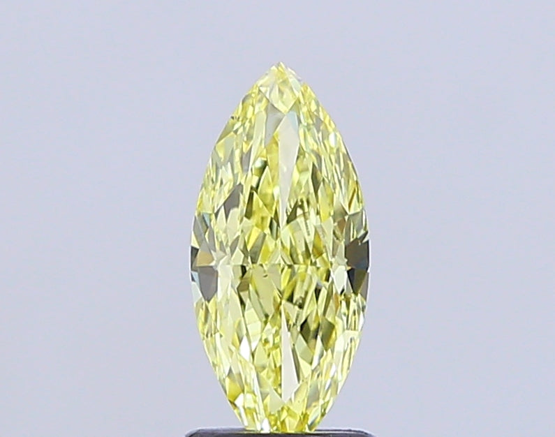 marquise cut 1.53 ct igi certified fancy yellow diamond – finora jewelry