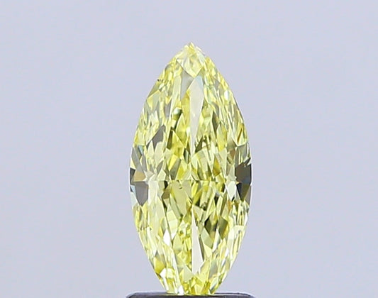 Marquise Cut 1.53 Ct IGI Certified Fancy Yellow Diamond – Finora Jewelry
