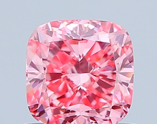 Cushion 0.77 Ct International Gemological Institute Certified Fancy Vivid Pink Diamond – Finora Jewelry