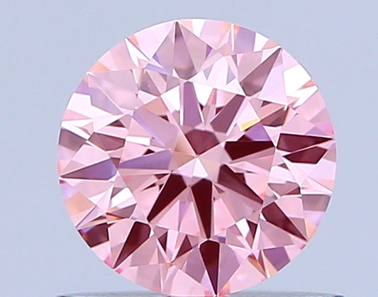 Round 0.71 Ct International Gemological Institute Certified Fancy Intense Pink Diamond – Finora Jewelry