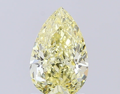 Pear Cut 1.54 Ct IGI Certified Fancy Intense Yellow Diamond – Finora Jewelry