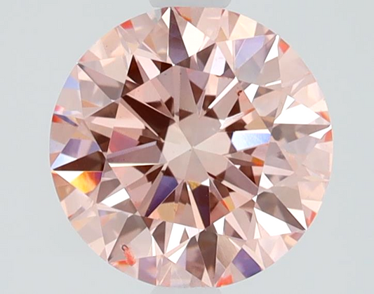Round Cut Diamond 1.51 Ct IGI Certified Fancy Vivid Pink Diamond – Finora Jewelry