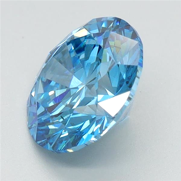 round cut diamond 1.99 ct igi certified fancy vivid blue diamond – finora jewelry