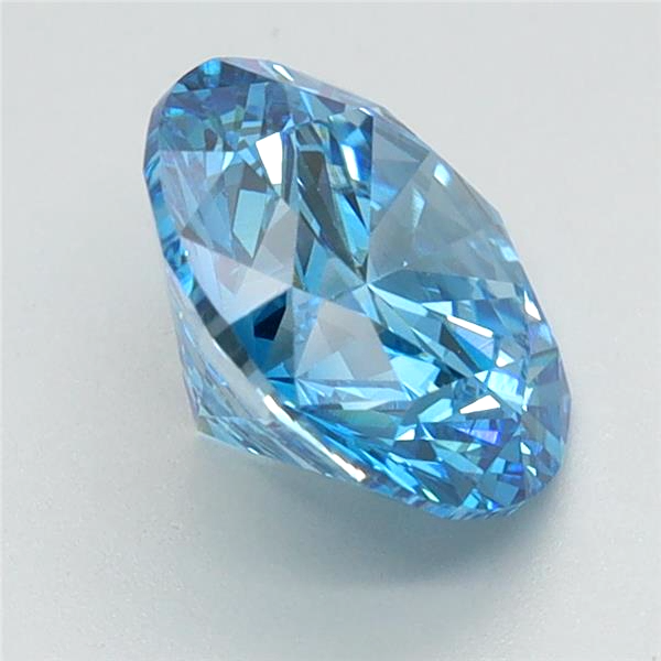 round cut diamond 1.99 ct igi certified fancy vivid blue diamond – finora jewelry